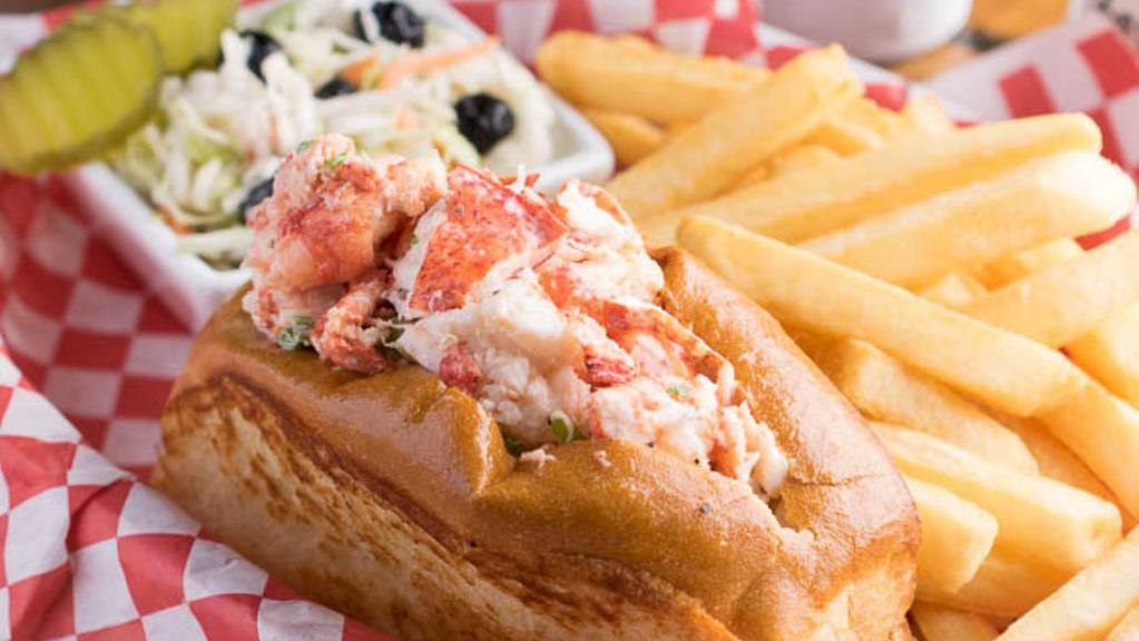 Naked Lobstah Roll · Hellman's mayo and butter on the side.