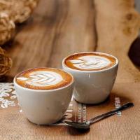 Coffee Flat White · 10 ounces drink for the hot version. 12 ounces drink for iced version. A flat white is a cof...