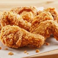 Crispy Chicken (8) · Two breasts, two legs, two wings, two thighs.