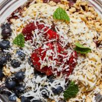 CHOOSE YOUR ADVENTURE BOWL · choose açaí sorbet or a chia seed pudding as your base. then choose your favorite toppings. ...