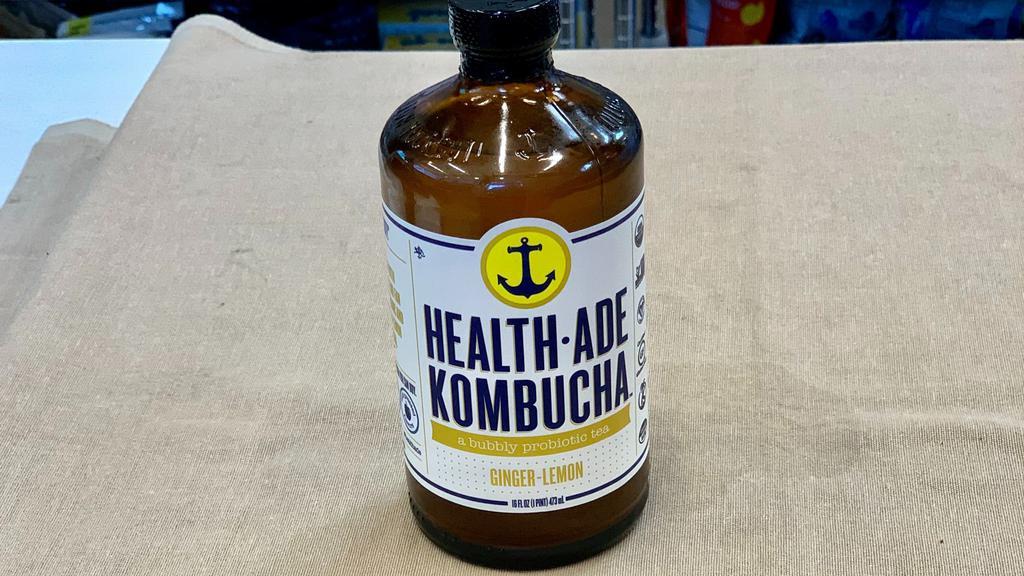 HEALTH-ADE KOMBUCHA · ginger-lemon, 16 oz
