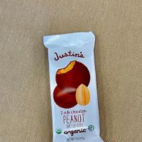 JUSTIN'S PEANUT BUTTER CUPS · milk chocolate & organic peanut butter