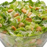 Caesar Salad · Crisp romaine lettuce, shredded Parmesan cheese, garlic Parmesan croutons and our classic ca...