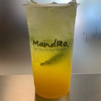 Super Cool · Choice of mango, passion, strawberry flavor. Mint leaves inside. it is a soda drink.