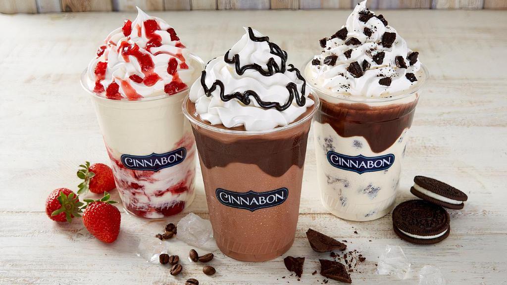 Chillattas® · Creamy, blended beverages available in various signature flavors and topped with whipped cream.