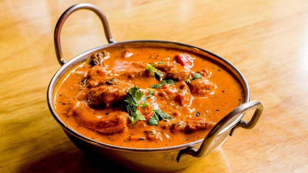 Lamb Tikka Masala · Lamb from tandoor sautéed in a delicious creamy onion, tomato sauce with other Indian spices.