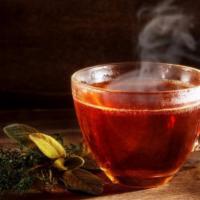 Hot Tea · A piping hot tea of your choice. Can be prepared with honey, organic lemon, or steamed milks.