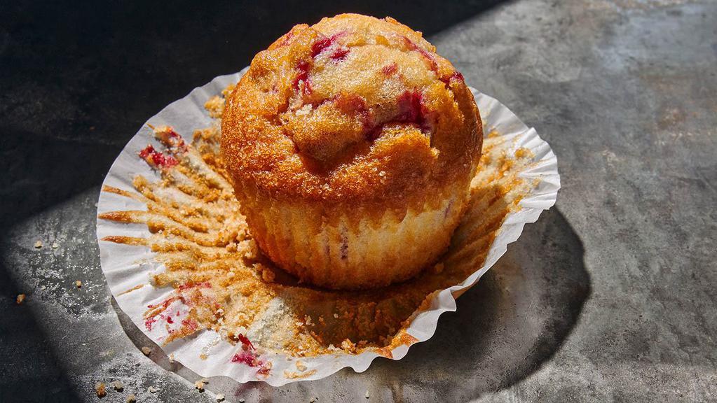 Cranberry Orange Muffin · 530 Cal. Freshly baked muffin made with orange peel and whole cranberries, topped with turbinado sugar. Allergens: Contains Wheat, Milk, Egg