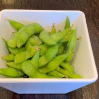 Edamame · Lightly salted boiled green soybeans.