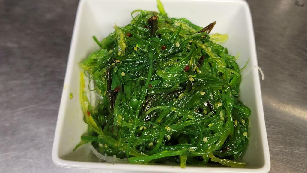 Wakame · seaweed salad.