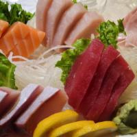 Sashimi Deluxe · New.  assortment of sashimi. 24 pieces