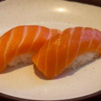 Sake · salmon. served 2 pcs.