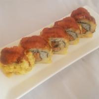 Volcano Roll    · deep fried spicy tuna topped with spicy tuna & Joy special sauce.