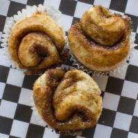 Baby Buns (3 Pcs.) · Three baby buns served with one frosting.