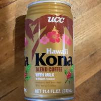 Iced Kona Coffee · UCC BRAND - product of Japan
Hawaii Kona blend coffee with milk