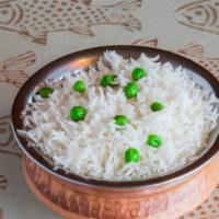 Rice Pulau · Vegan. Rice sautéed with mixed vegetables.
