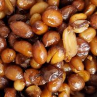 Soy Braised Peanut · 8oz Of Caramelize Peanuts Cooked In Soy Sauce