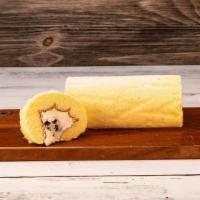 Boba Milk Tea Roll · Vanilla chiffon cake with brown sugar flavored cream and boba