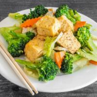 Bông cải xào đậu hủ-Stir-fried broccoli with tofu · Pick your size