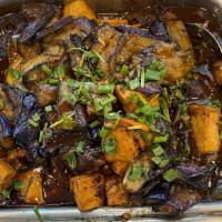 Cà tím tàu hủ chua ngọt - Stir fried eggplant with tofu · Pick your size