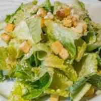 Insalata Cesare · Romaine lettuce, croutons, parmesan cheese tossed with homemade Caesar dressing