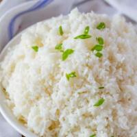 Steam Rice 白飯 · Bowl of steamed rice.