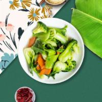 Steamed Mixed Vegetables · Freshly steamed seasonal vegetables.