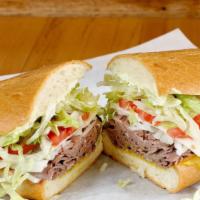 S2. Cheese Steak (Super) · Hot roast beef with cheese.