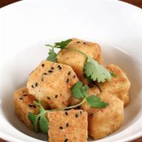 Crispy Sesame Tofu Squares · 