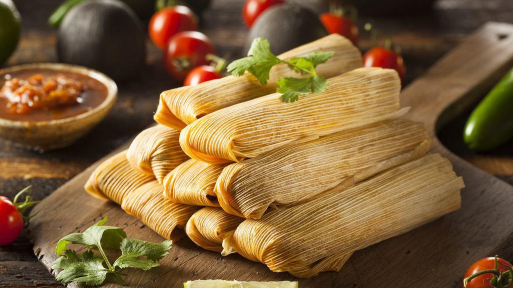Tamales · Customer's choice of meat tamales.