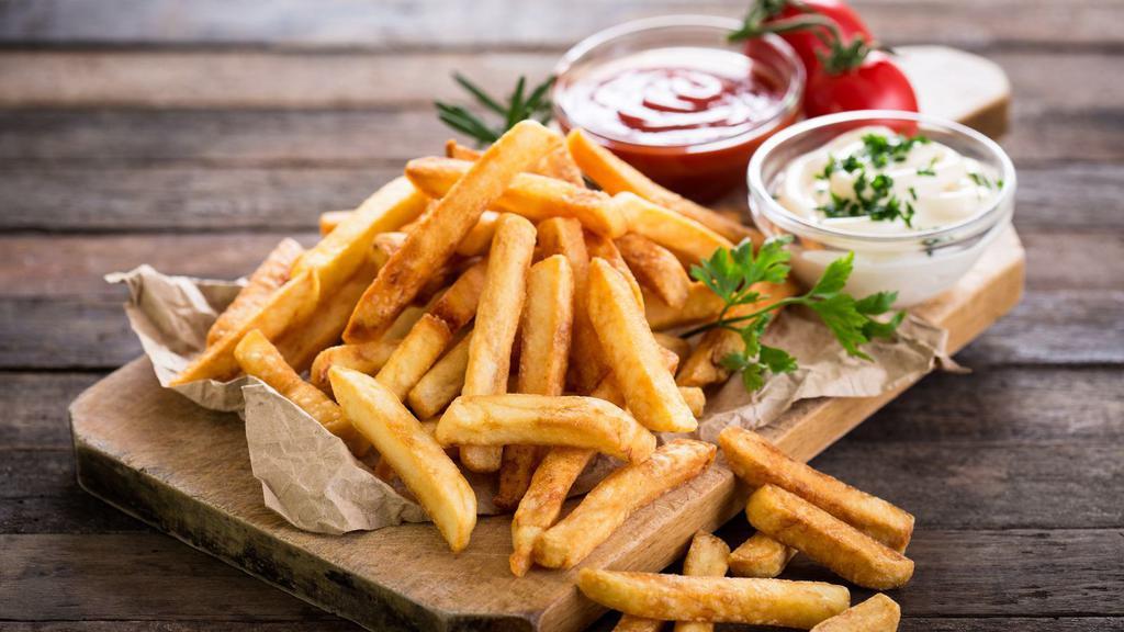 Garlic Fries · Fresh garlic potato fries.