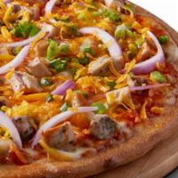 Buffalo Chicken  Pizza - Extra Large · Signature garlic white sauce on our original crust, topped with mozzarella and cheddar chees...