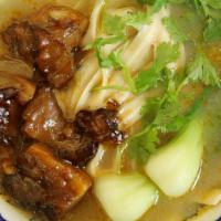 C3. Traditional Beef Tendon Noodle Soup · 傳統牛筋面