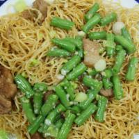 G7. Pork with Beans Round Noodle · 豬肉燜面