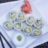 California Roll (Sushi) · Crab meat, cucumber, avocado.