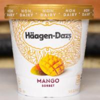 Haagen Dazs Mango Sorbet · 1 pint.