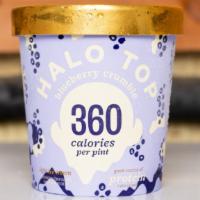 Halo Top Blueberry Crumble · 1 pint.