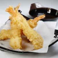 A22. Shrimp Tempura · Japanese style fried light battered shrimps.