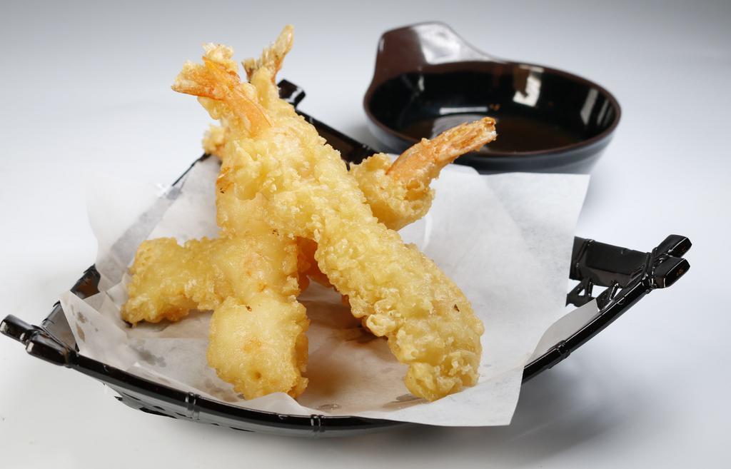 A22. Shrimp Tempura · Japanese style fried light battered shrimps.