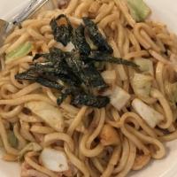 SU2. Yaki Udon · Stir-fried udon with choice of meat and vegetable.