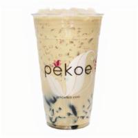 Let's Get High · Dark high mountain oolong tea splashed with Pekoe milk cream. Topped with coffee jelly and s...