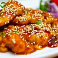 125. Classic Sesame Chicken Breast · Hot and spicy can be altered according to your taste. vegetarian diet and low-sodium dishes ...
