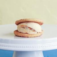 Snickerdoodle Cookies With Salted Caramel Ice Cream · 