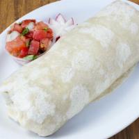 H - Grilled Vegetables Vegetarian Burrito · With rice, beans and salsa. Make it super by adding cheese, guacamole, sour cream, lettuce a...