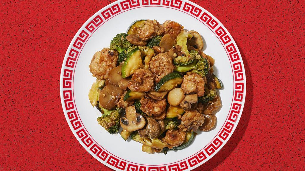 General Tso'S Chicken · Deep fried white meat chicken pieces blended with chef’s sauce.