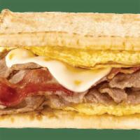 Steak, Egg & Cheese Wrap · No matter what side of the bed you wake up on, you'll love this. Enjoy American cheese and a...