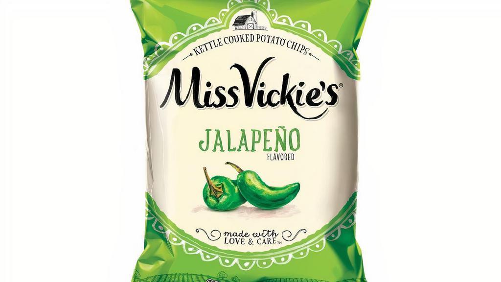 Miss Vickie’s® Jalapeño · Made with jalapeño seasoning for enough heat to make things deliciously interesting. And every spicy bite is made with no artificial flavors or preservatives.