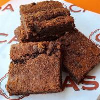 Mexican Chocolate Brownie · House baked with Ibarra Mexican and Guittard chocolates, almond flour, espresso and Madagasc...