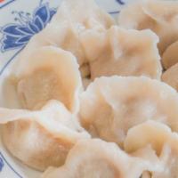 Egg Dumpling with Chive (韭菜雞蛋水餃) · Vegetarian, 韭菜雞蛋水餃