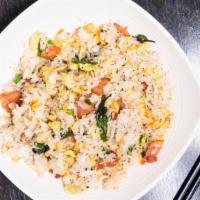 🔥Bacon & Basil Fried Rice （九層塔培根炒飯） · 九層塔培根炒飯